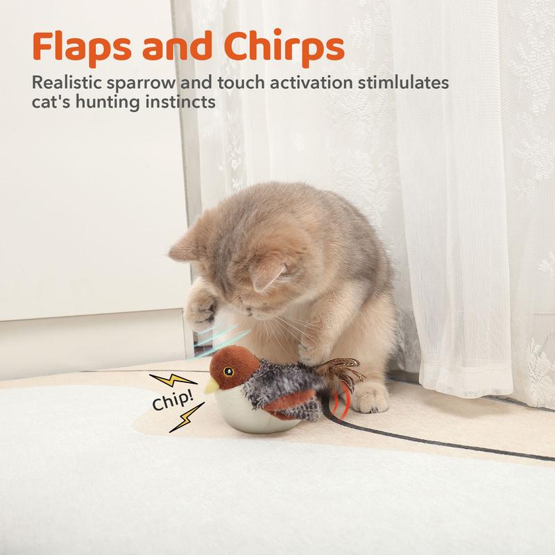 Chirpy Bird Cat Toy
