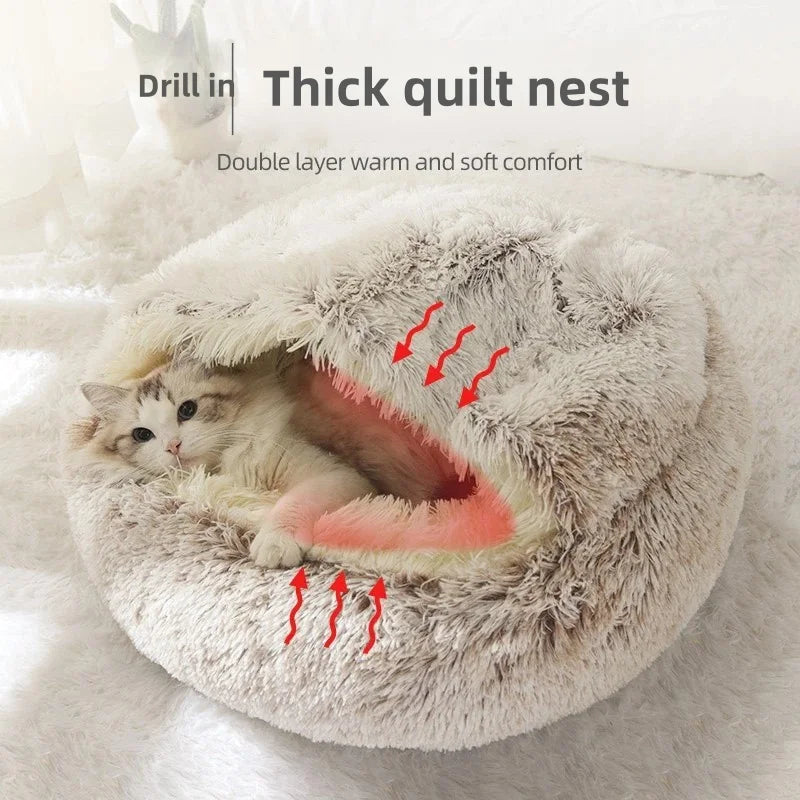 Cozy Plush Pet Nest