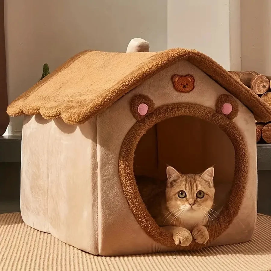 Cozy Foldable Pet Cave
