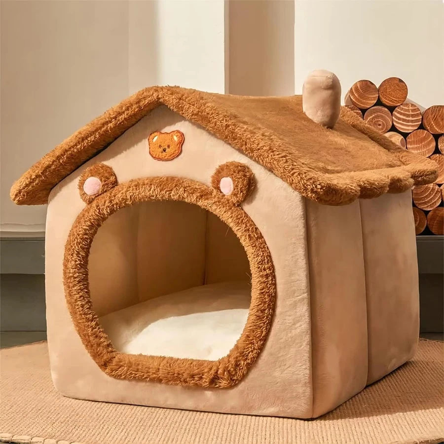 Cozy Foldable Pet Cave
