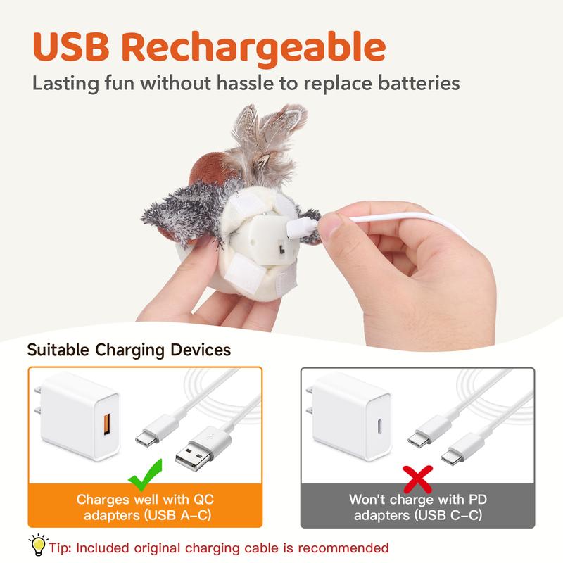 Chirpy Bird Cat Toy