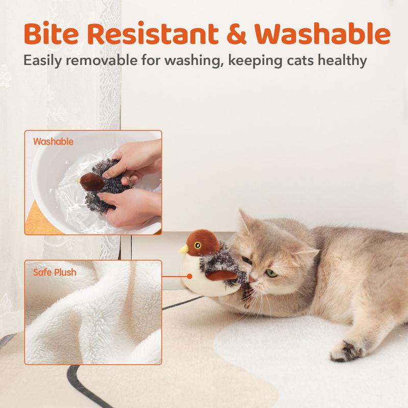 Chirpy Bird Cat Toy