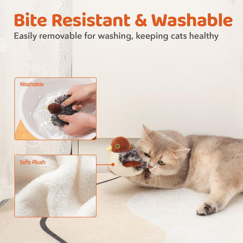 Chirpy Bird Cat Toy