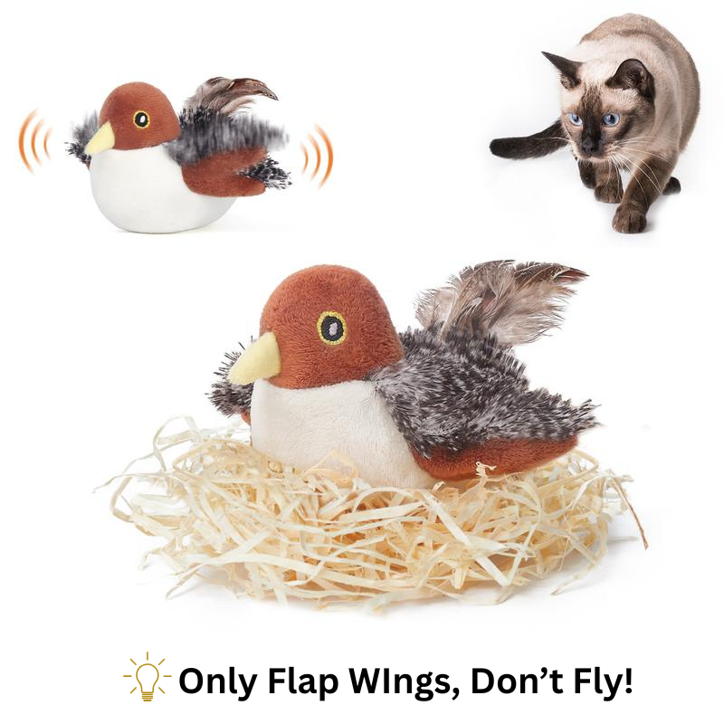 Chirpy Bird Cat Toy