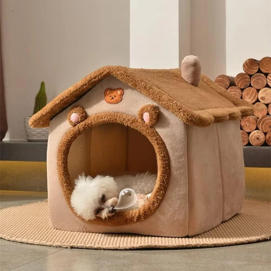 Cozy Foldable Pet Cave