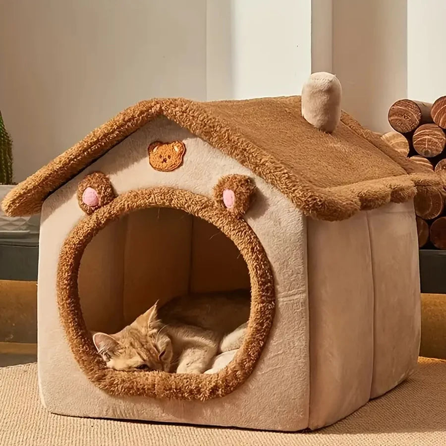 Cozy Foldable Pet Cave