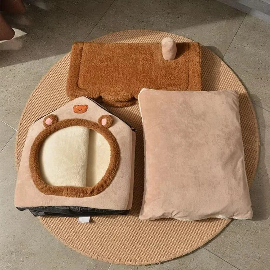 Cozy Foldable Pet Cave