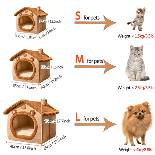 Cozy Foldable Pet Cave